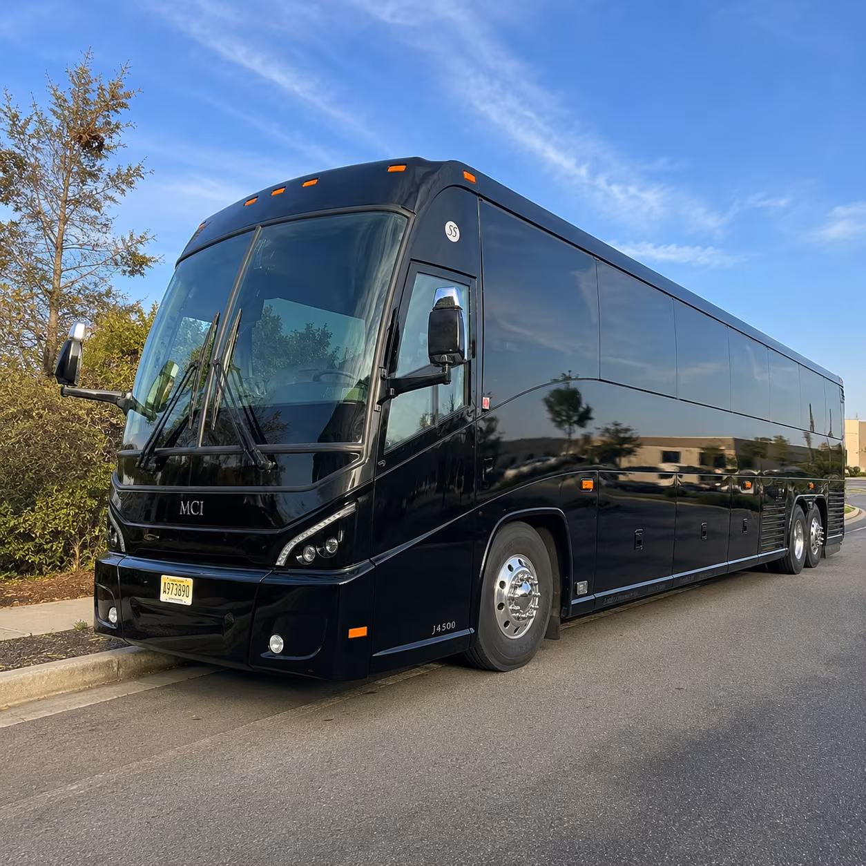Brownsville Airport Shuttle & Transportation party bus exterior