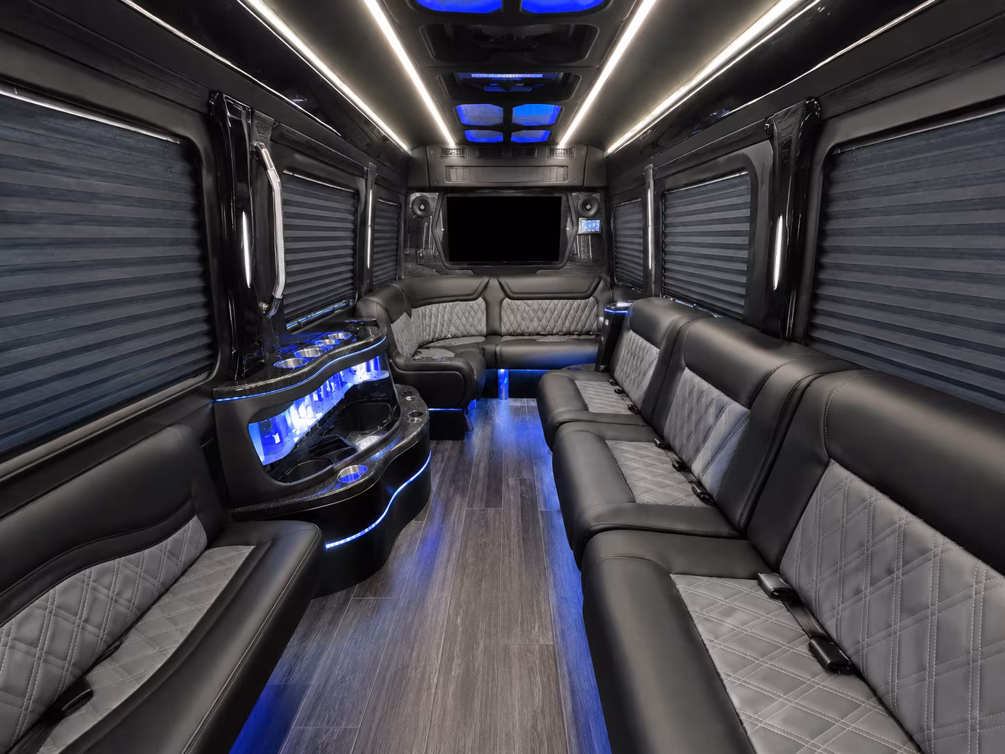 Brownsville Airport Shuttle & Transportation party bus exterior
