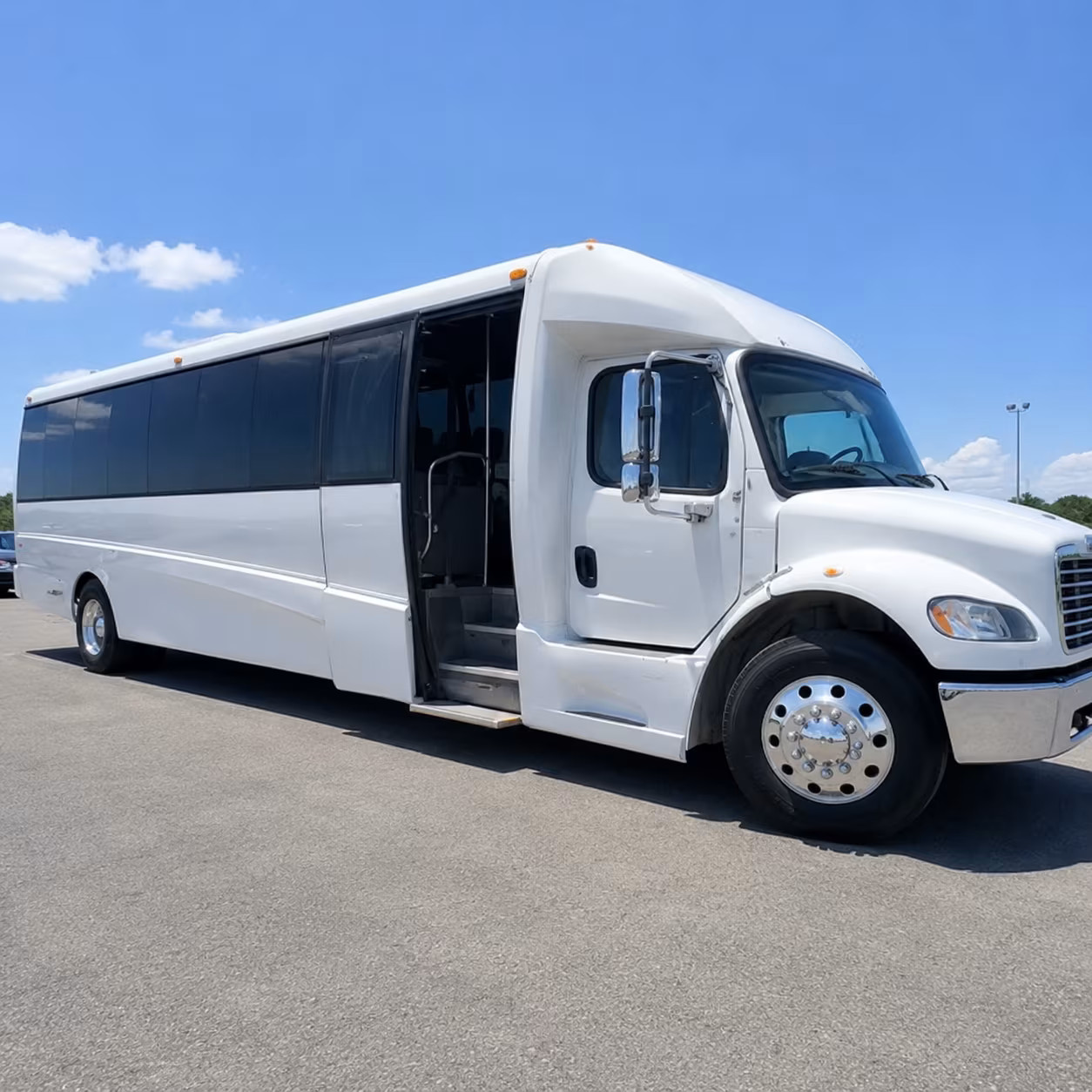 Brownsville Airport Shuttle & Transportation party bus exterior