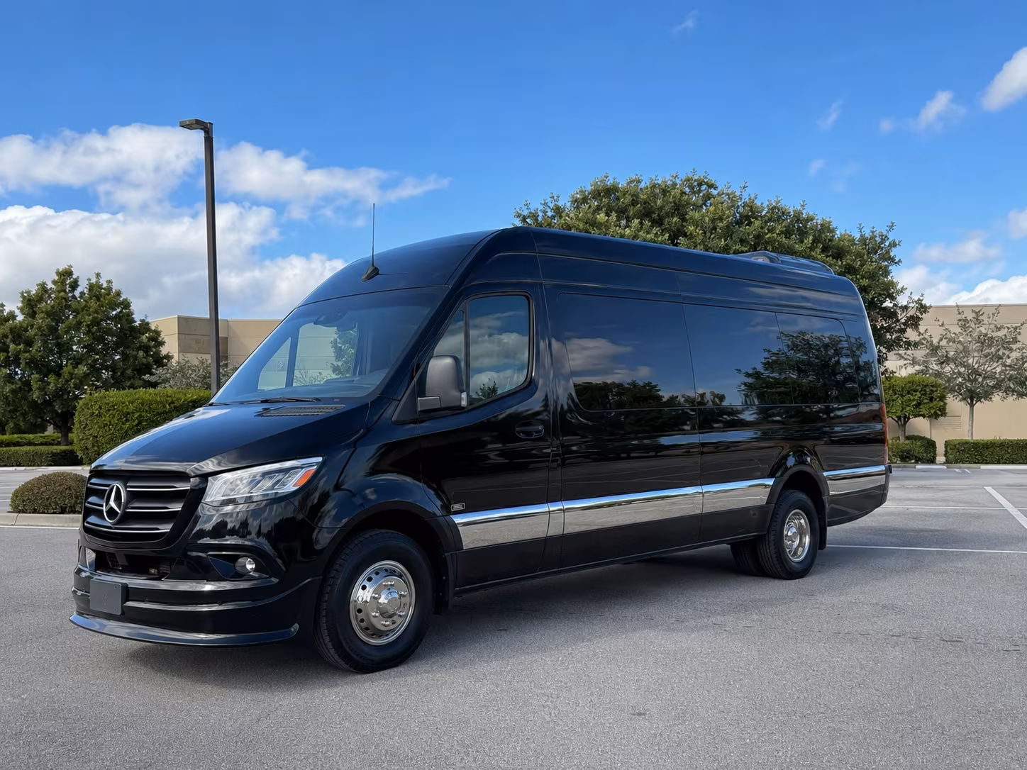 Brownsville Airport Shuttle & Transportation party bus exterior