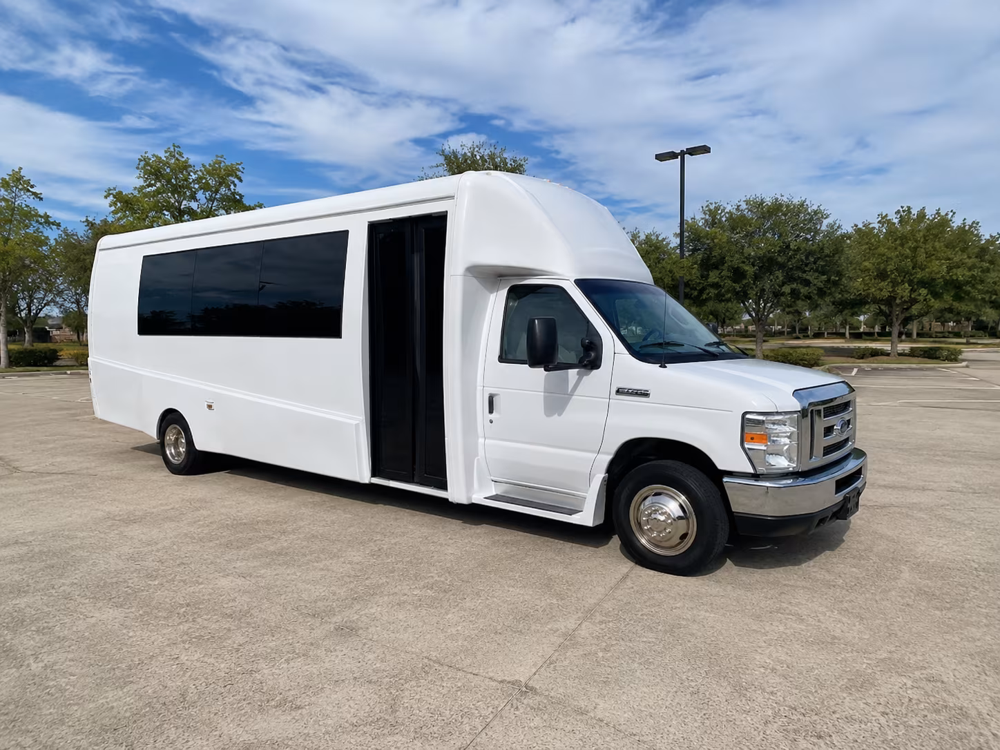 Brownsville Bachelor & Bachelorette Transportation party bus exterior