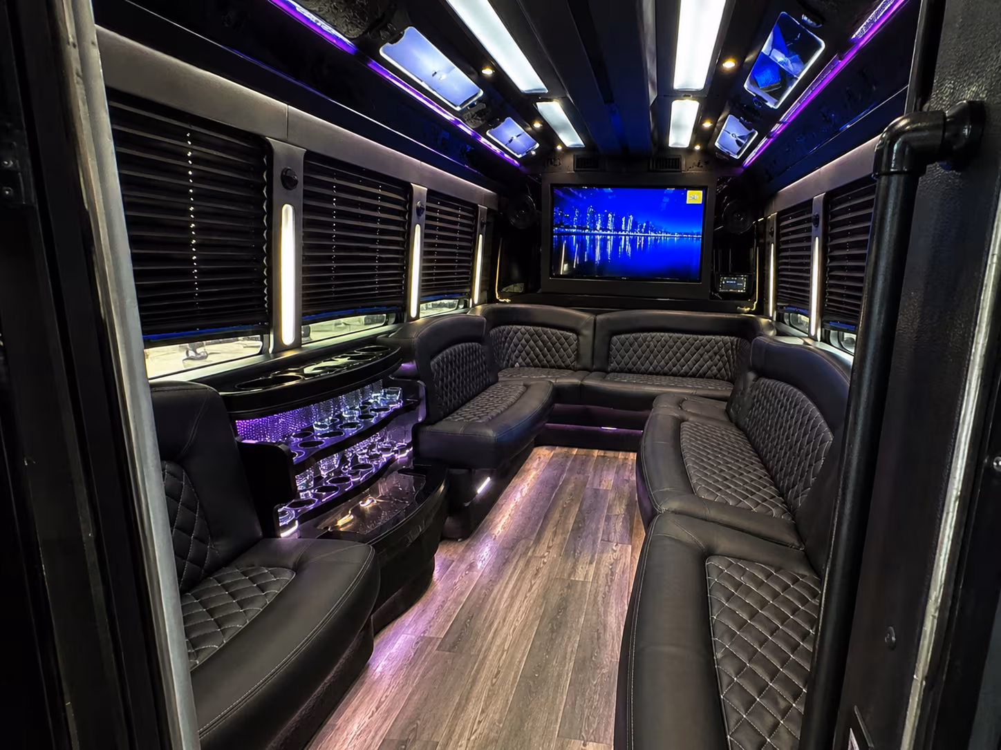 Brownsville Concert & Music Festival Transportation party bus exterior
