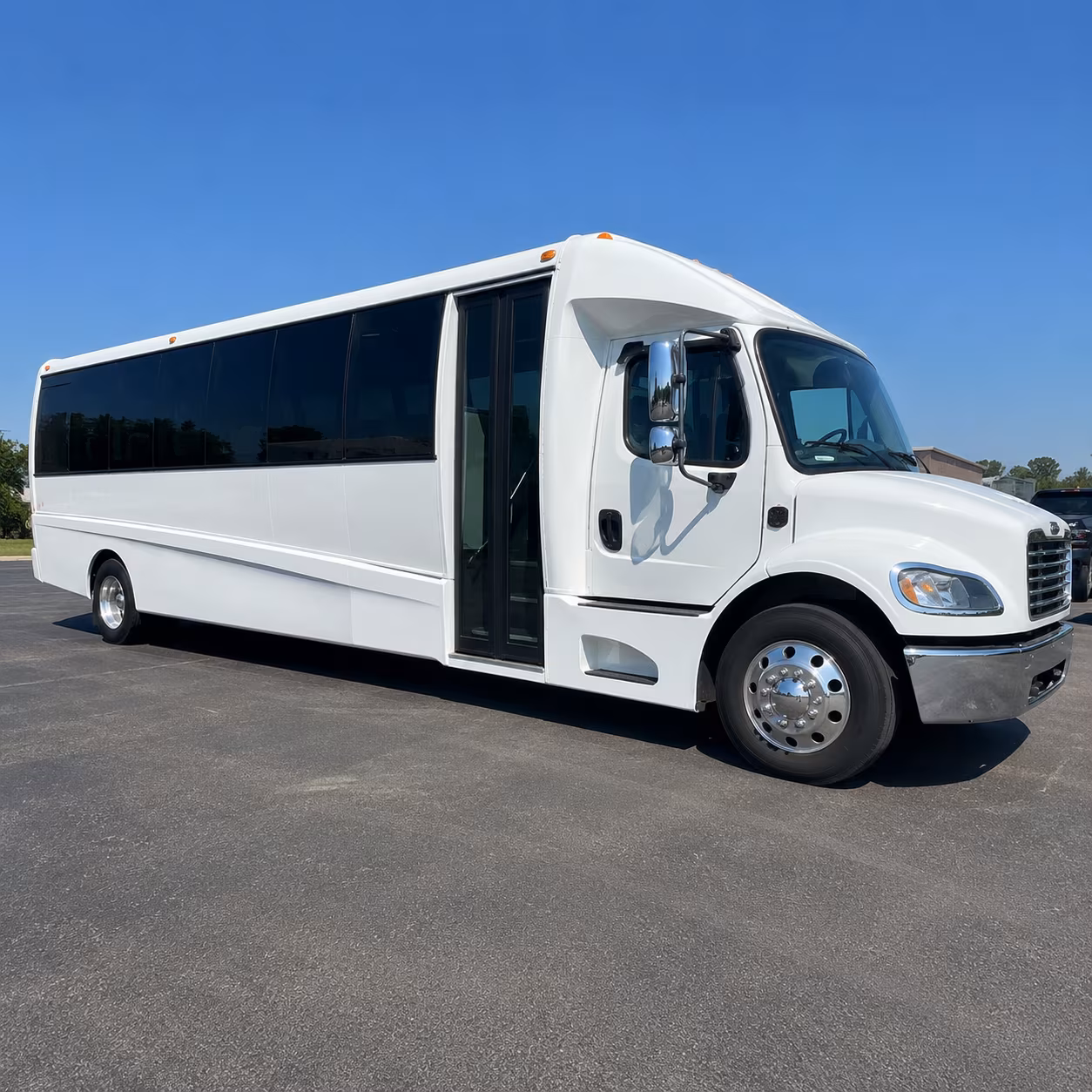 Brownsville Corporate Transportation party bus exterior