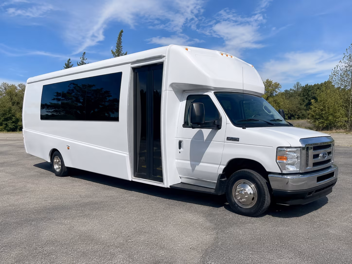 Brownsville Private Event Transportation party bus interior