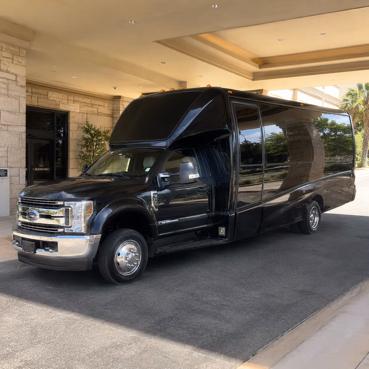 Brownsville Prom & Homecoming Transportation party bus exterior