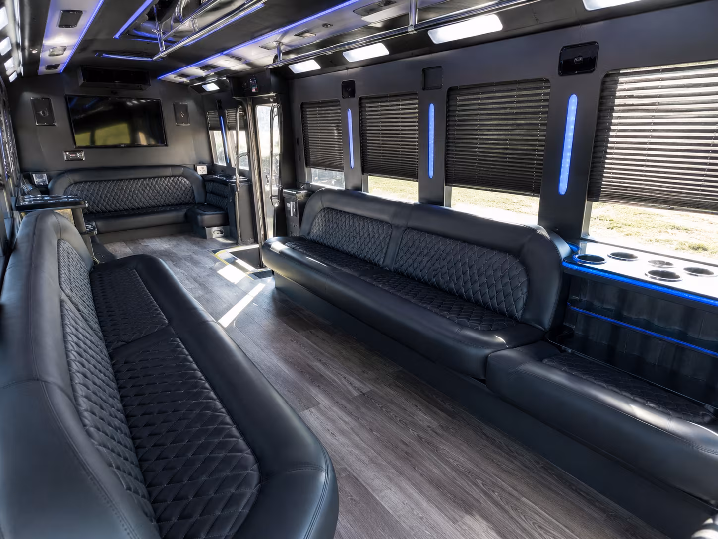 Brownsville Prom & Homecoming Transportation party bus exterior