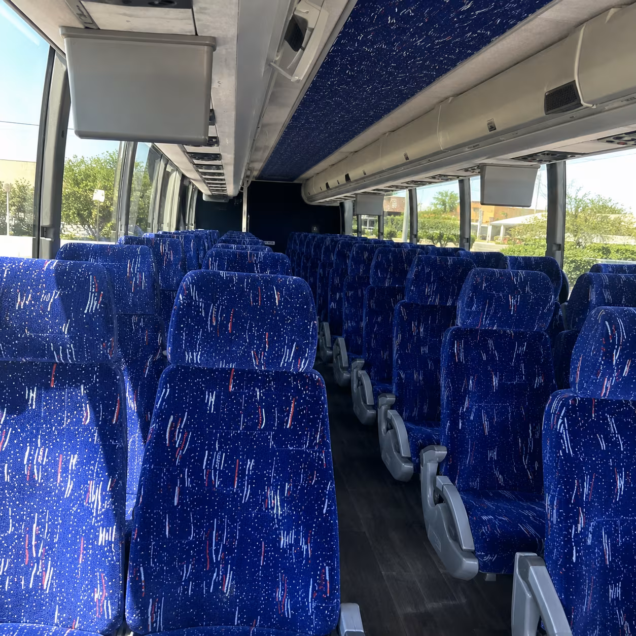 Brownsville School Event Transportation party bus exterior