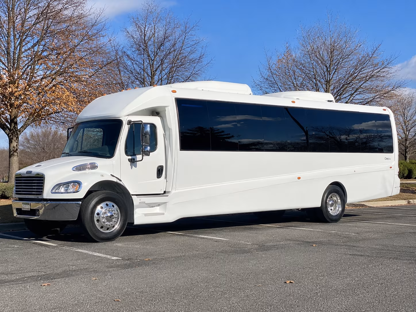 Brownsville Winery Tour & Pub Crawl Transportation party bus exterior
