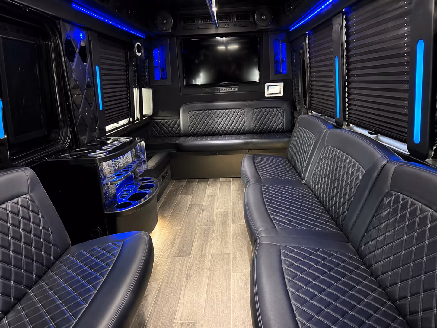Brownsville Winery Tour & Pub Crawl Transportation party bus exterior