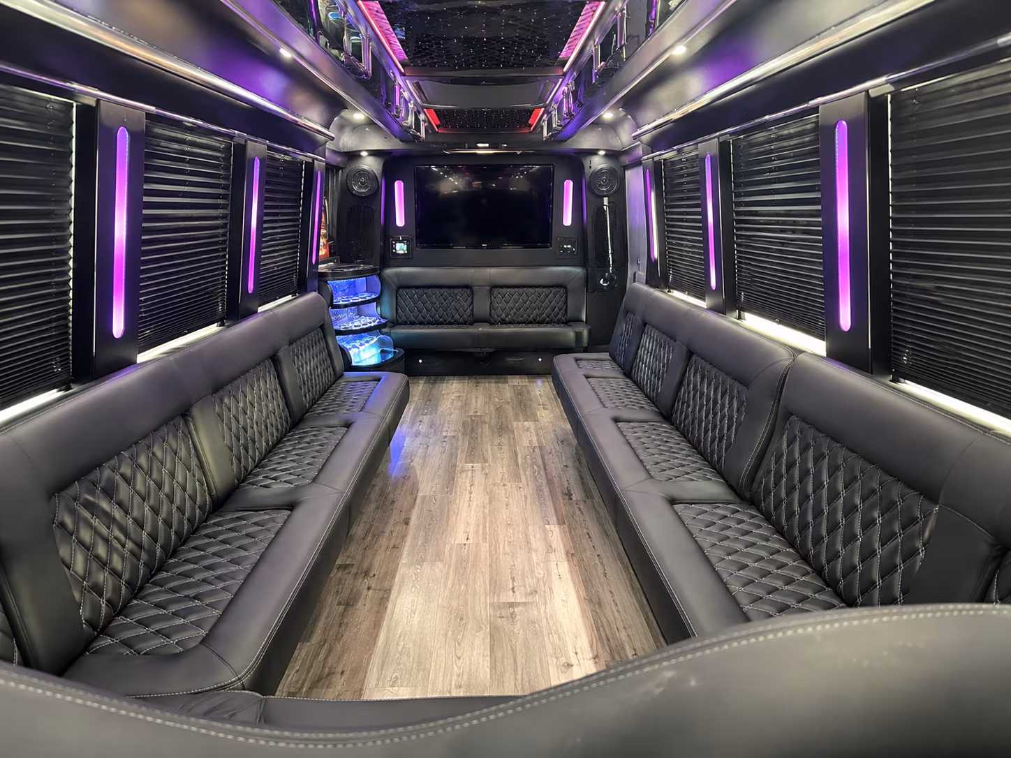 Brownsville Winery Tour & Pub Crawl Transportation onboard seating